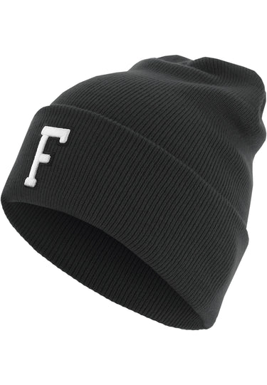 Letter Cuff Knit Beanie