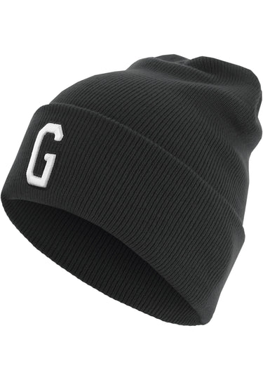 Letter Cuff Knit Beanie