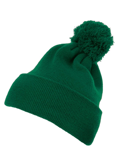 Cuffed Pom Pom Knit Beanie