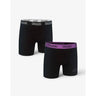 KAPPA 2-Pack Boxershorts Black/Purple Черен L | MegaMall.bg