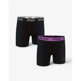 KAPPA 2-Pack Boxershorts Black/Purple Черен L | MegaMall.bg