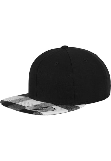 Checked Flanell Peak Snapback