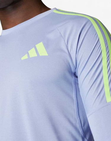ADIDAS Adizero Promo Running Track Top Blue | MegaMall.bg