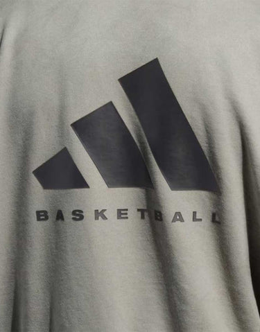 ADIDAS Basketball Sueded Hoodie Beige | MegaMall.bg