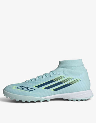 ADIDAS F50 Sparkfusion League Mid Cut Turf Soccer Blue