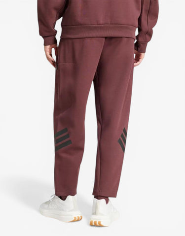 ADIDAS Future Icons 3-Stripes Loose Fit Pants Burgundy
