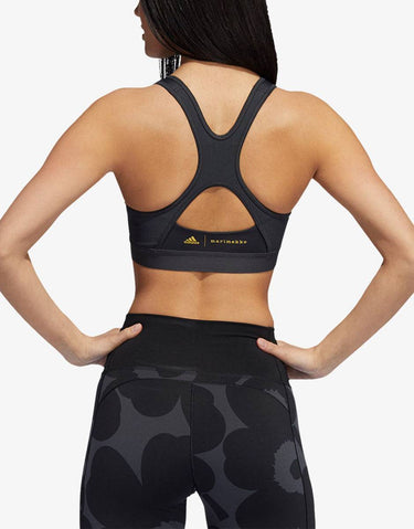 ADIDAS x Marimekko Believe This Medium-Support Bra Black | MegaMall.bg
