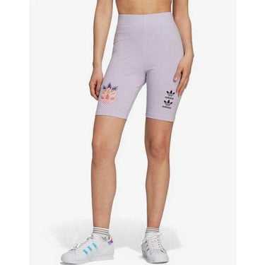 ADIDAS Originals Logo Play Short Tights Purple | MegaMall.bg