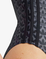 ADIDAS Originals Monogram 3-Stripes Swimsuit Black | MegaMall.bg