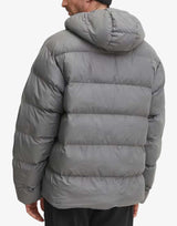 ADIDAS Originals Tonal Hooded Puffer Jacket Grey | MegaMall.bg