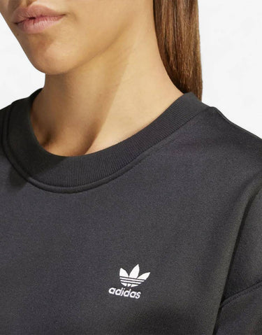 ADIDAS Originals Trefoil Loose Crew Sweatshirt Black | MegaMall.bg