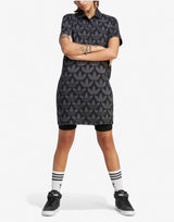 ADIDAS Originals Trefoil Monogram Polo Dress Black Черен 2XS | MegaMall.bg