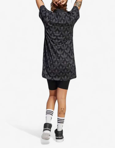 ADIDAS Originals Trefoil Monogram Polo Dress Black | MegaMall.bg