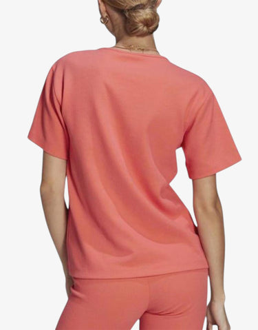 ADIDAS Originals Two-Colored Ribbed Tee Orange