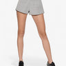 ADIDAS Pacer Training 3-Stripes Heather Woven Shorts Grey Сив S | MegaMall.bg