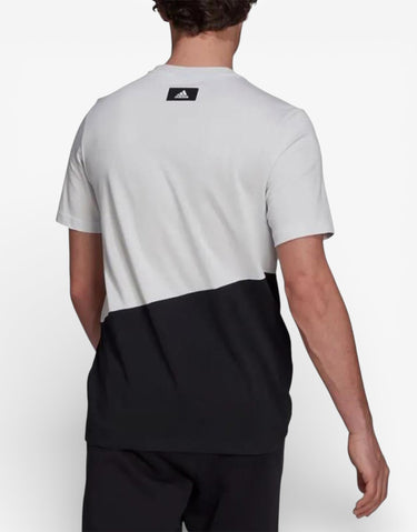 ADIDAS Sportswear Graphic Tee White/Black | MegaMall.bg