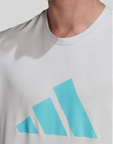 ADIDAS Sportswear Graphic Tee White/Black | MegaMall.bg