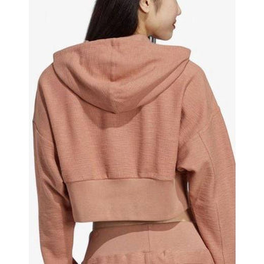 ADIDAS Sportswear Lounge Terry Loop Hoodie Brown | MegaMall.bg