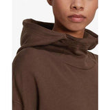 ADIDAS Sportswear Studio Lounge Cropped Hoodie Brown | MegaMall.bg