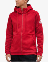 ADIDAS Stack Logo On Left Sleeve Hoodie Red Червен 152 | MegaMall.bg