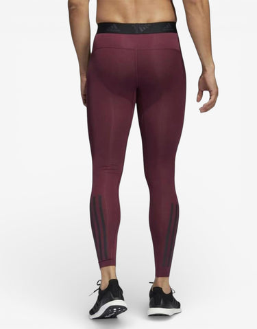 ADIDAS Techfit 3-Stripes leggings Burgundy | MegaMall.bg