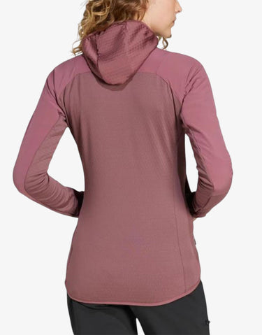 ADIDAS Terrex Techrock Wind Fleece Jacket Burgundy | MegaMall.bg