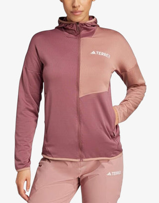 ADIDAS Terrex Xperior Climawarm Light Fleece Hooded Pink