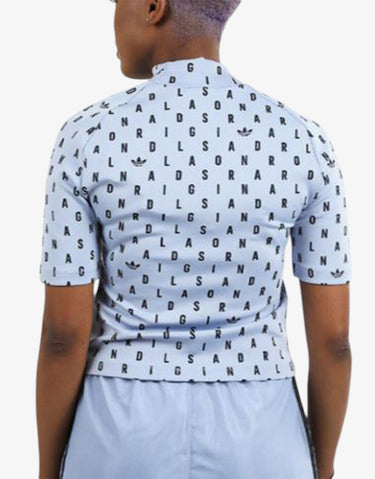 ADIDAS Tight Crop Top Tee Blue