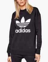 ADIDAS Trefoil Crew Regular Fit Sweatshirt Black Черен S | MegaMall.bg