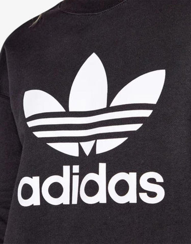 ADIDAS Trefoil Crew Regular Fit Sweatshirt Black | MegaMall.bg