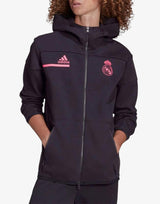 ADIDAS х Real Madrid Football Sports Jacket Black Черен S | MegaMall.bg