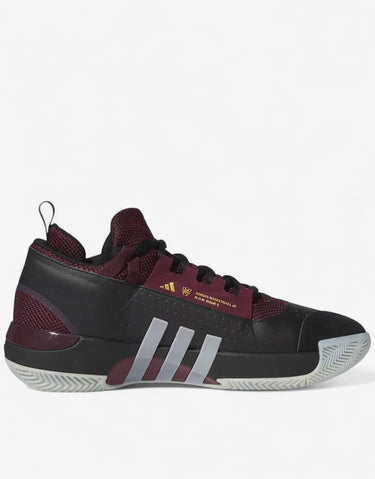 ADIDAS x Donovan Mitchell Issue 5 Basketball Shoes Burgundy/ Black | MegaMall.bg