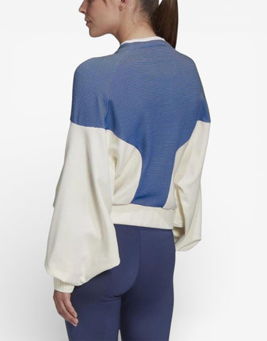 ADIDAS x Karlie Kloss Cover-Up Track Top Blue/White | MegaMall.bg