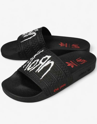 ADIDAS x Korn Adilette Slides Black | MegaMall.bg