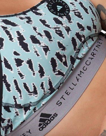 ADIDAS x Stella McCartney TruePurpose Bra Turquoise/Black | MegaMall.bg