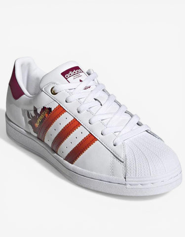 ADIDAS x Superstar Shoes White/Red