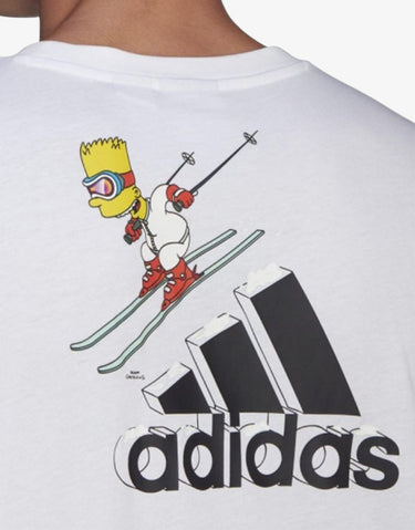 ADIDAS x The Simpsons Ski Graphic Tee White