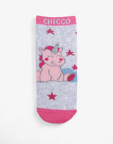 CHICCO 1-Pair Girls Unicorn Socks Grey/Pink Сив 22-24 | MegaMall.bg