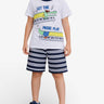 CHICCO Boys Shorts And Tee Set White/Blue Бял 98 | MegaMall.bg