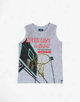 CHICCO Boys Never Lost A Game Tank Light Grey Сив 104 | MegaMall.bg