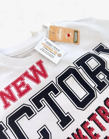 CHICCO Boys Shorts And Tee Set White/Black | MegaMall.bg