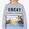CHICCO Boys Sweatshirt Light Grey Сив 104 | MegaMall.bg