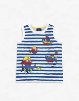 CHICCO Boys Tank Natural Printed Бял 104 | MegaMall.bg
