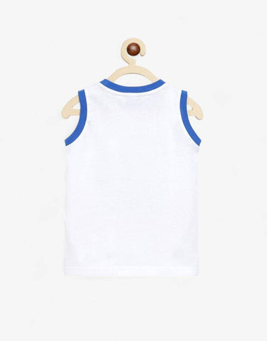 CHICCO Boys Tank White Printed | MegaMall.bg