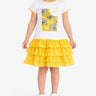 CHICCO Girls Dress White/Yellow Бял 104 | MegaMall.bg