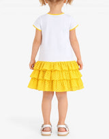 CHICCO Girls Dress White/Yellow | MegaMall.bg