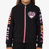 CHICCO Girls Full-Zip Track Top Black/Pink Черен 98 | MegaMall.bg
