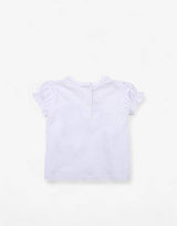 CHICCO Girls Knitted Tee White Printed | MegaMall.bg