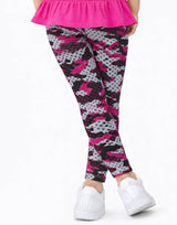 CHICCO Girls Striped Leggings Grey/Red | MegaMall.bg