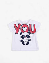 CHICCO Girls Tee White Printed Бял 68 | MegaMall.bg